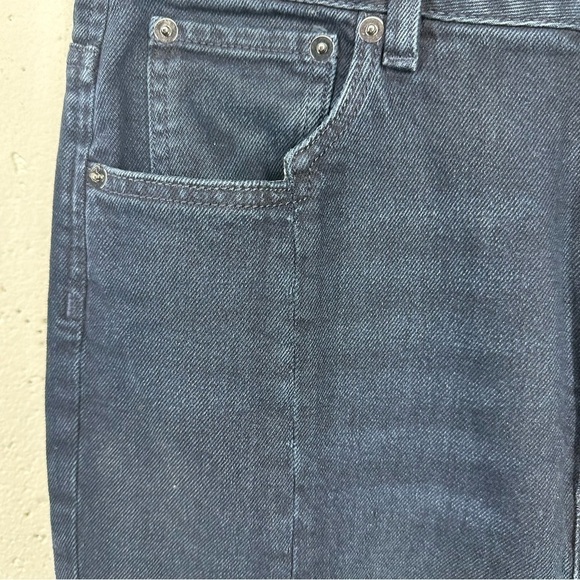 ASOS size 30 Remo 24/0 Recycled Salvaged Denim Dark Blue High Waist Jeans NEW - Picture 4 of 14